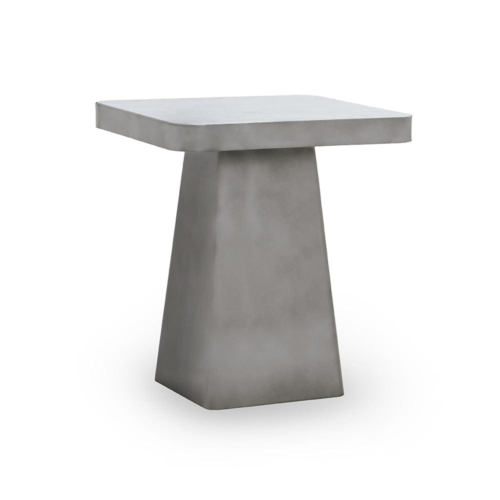 Classic Home  - Far Marble and Metal Square End Table - Slate Gray - 51011911 veiw 2