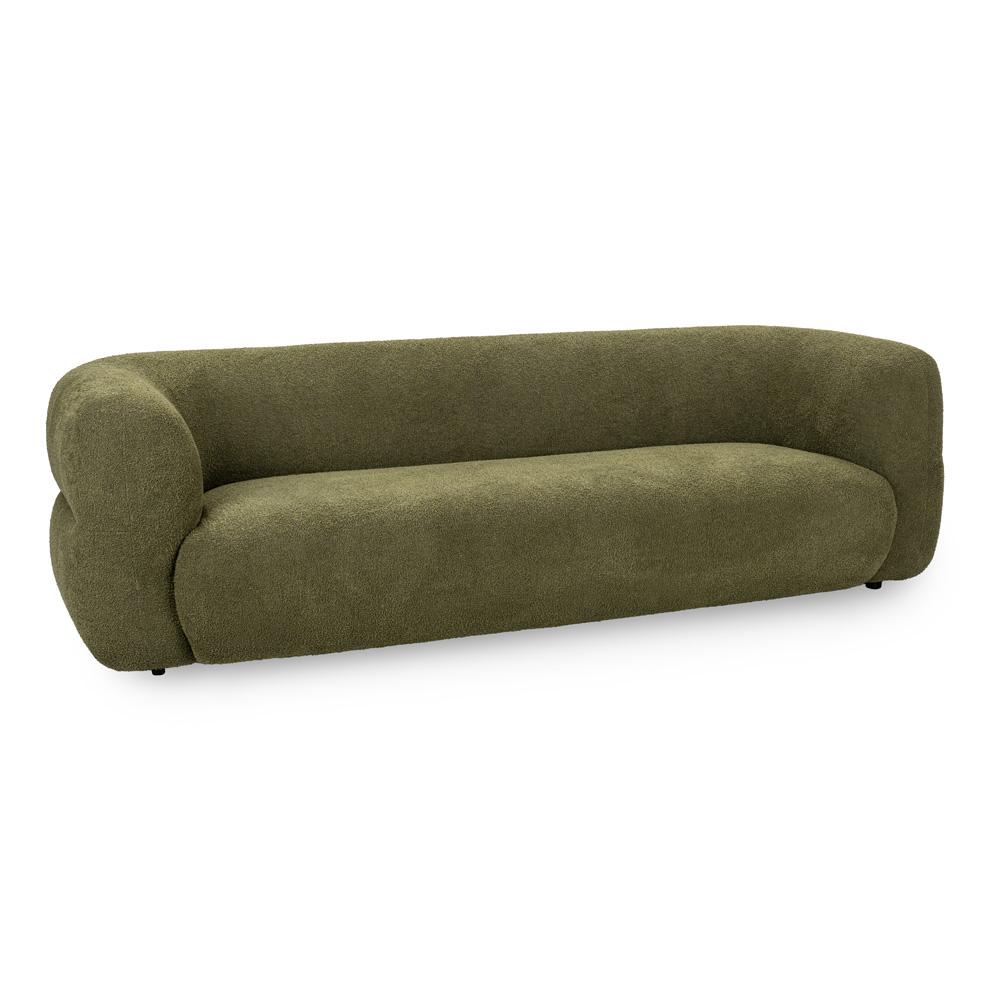 Classic Home - Faris 102in Upholstered Fabric Sofa In Dark Olive - 6104Sf14 veiw 1