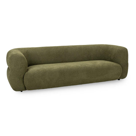 Classic Home - Faris 102in Upholstered Fabric Sofa In Dark Olive - 6104Sf14 veiw 1