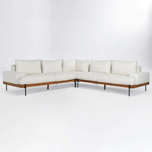 Classic Home - Faro Sectional White - 53005289 veiw 1
