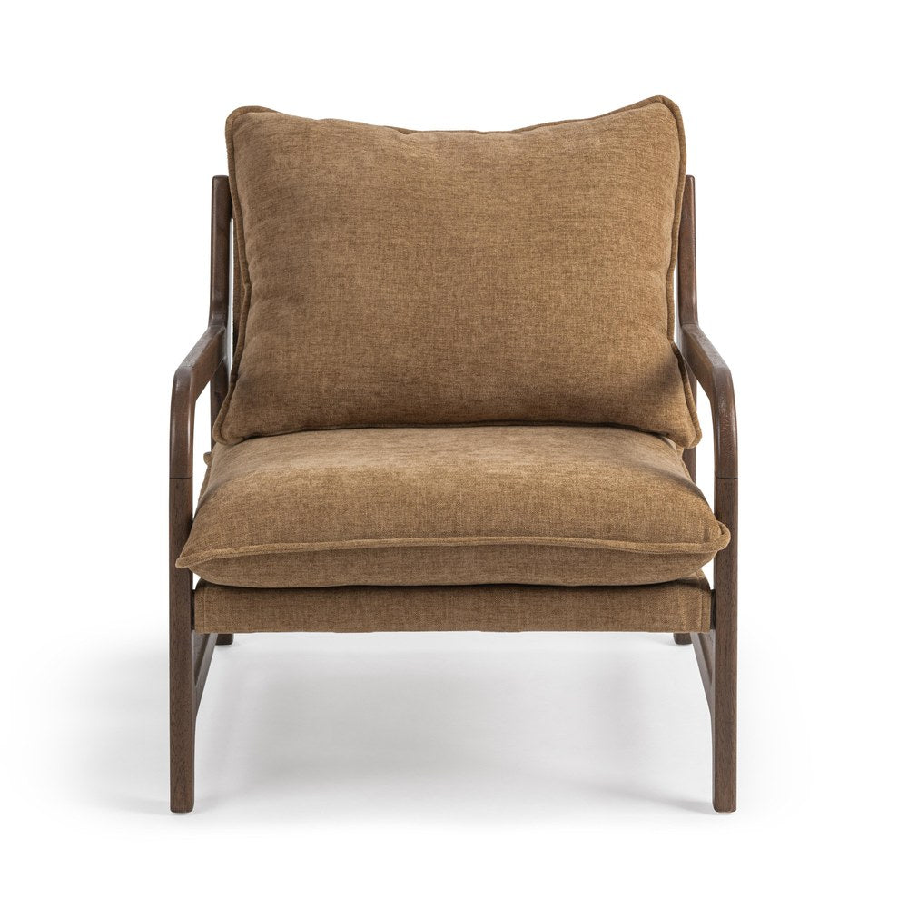 Classic Home - Fontana Upholstered Accent Chair - Honey - 53006749 view 2