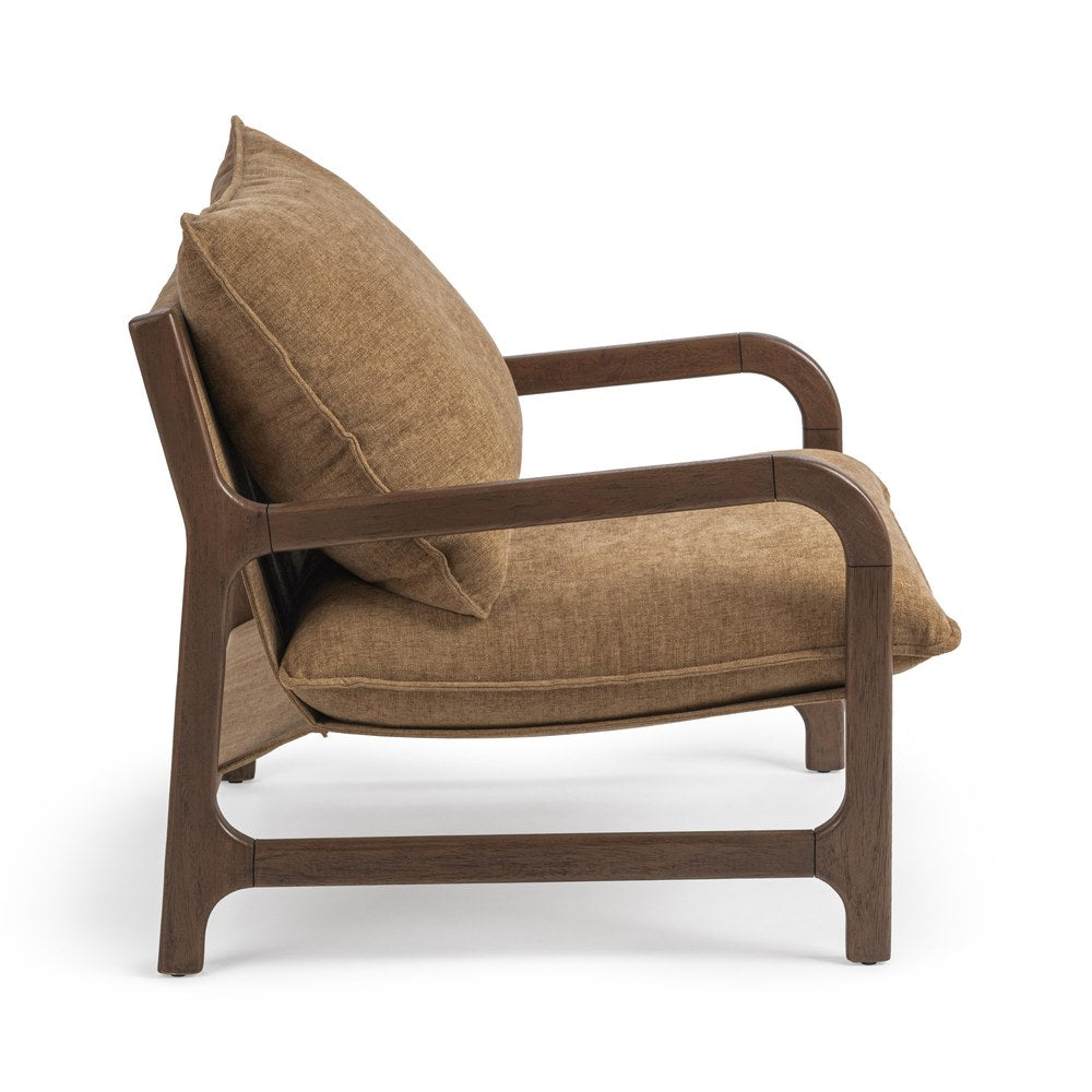 Classic Home - Fontana Upholstered Accent Chair - Honey - 53006749 view 3