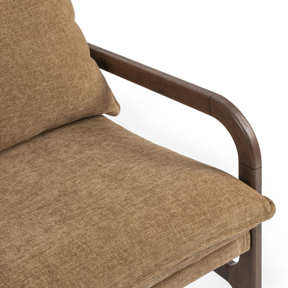Classic Home - Fontana Upholstered Accent Chair - Honey - 53006749 view 5