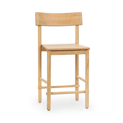 Classic Home  - Foundation Oak Wood 36.5in Counter Height Chair - Light Oak - 53051737 veiw 1