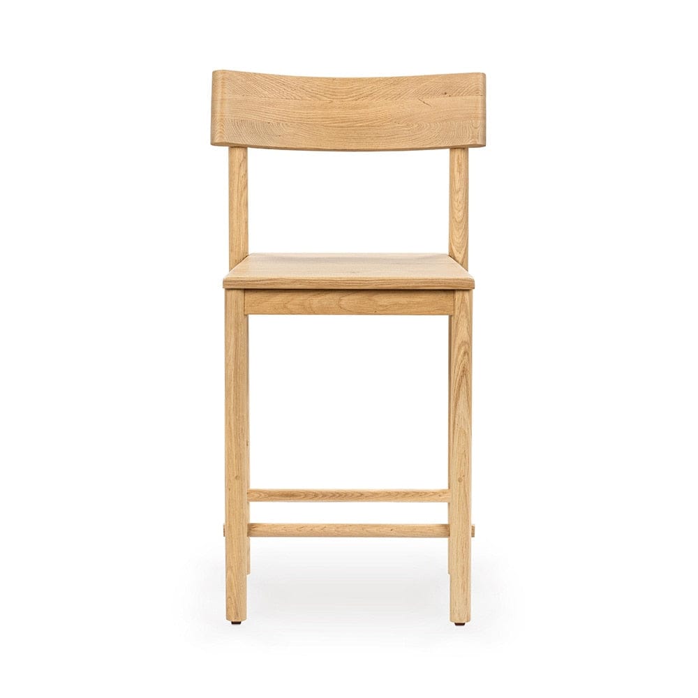 Classic Home  - Foundation Oak Wood 36.5in Counter Height Chair - Light Oak - 53051737 veiw 2