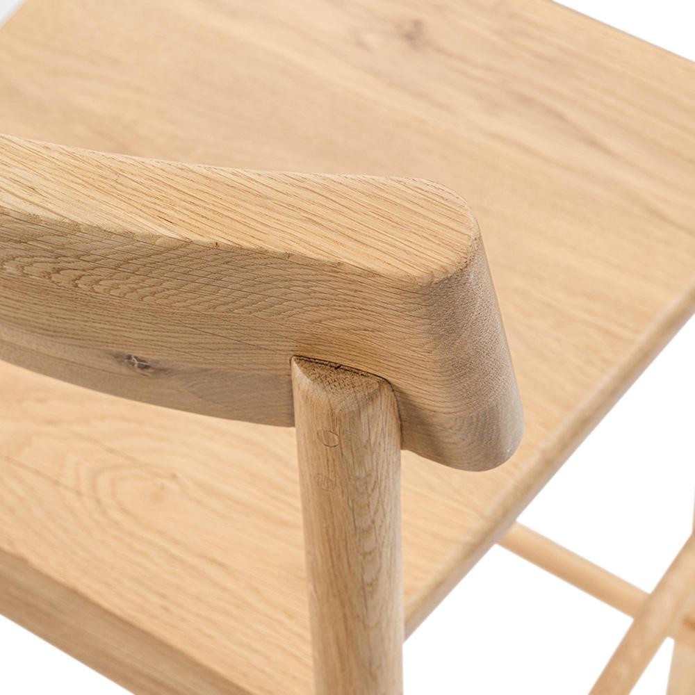 Classic Home  - Foundation Oak Wood 36.5in Counter Height Chair - Light Oak - 53051737 veiw 6