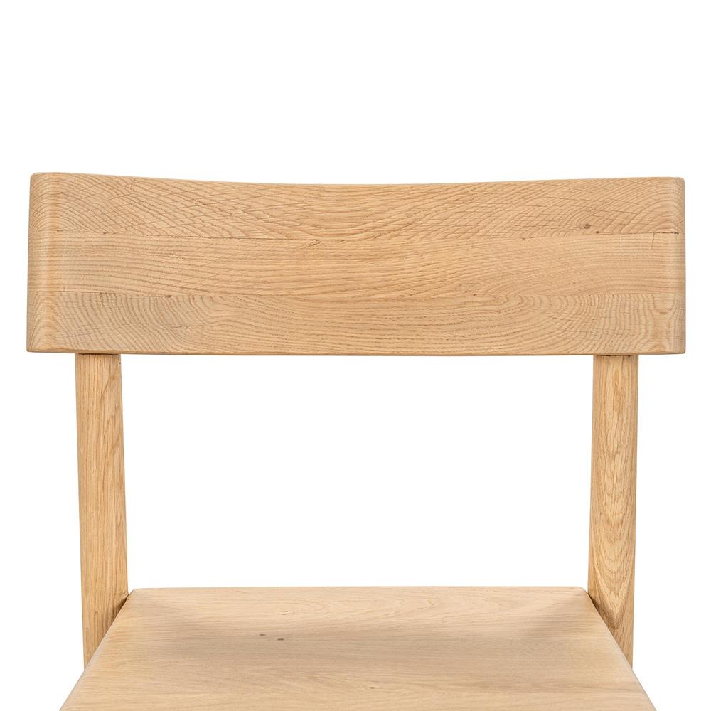 Classic Home  - Foundation Oak Wood 36.5in Counter Height Chair - Light Oak - 53051737 veiw 7