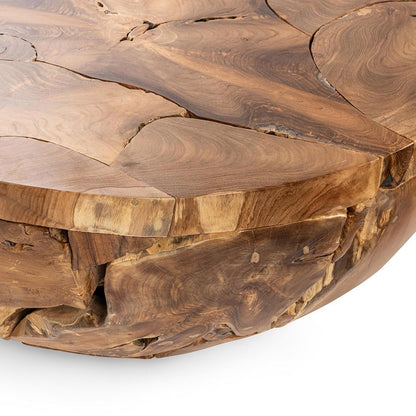 Classic Home  - Garford 40in Teak Wood Coffee Table - Natural - 51005404 veiw 3