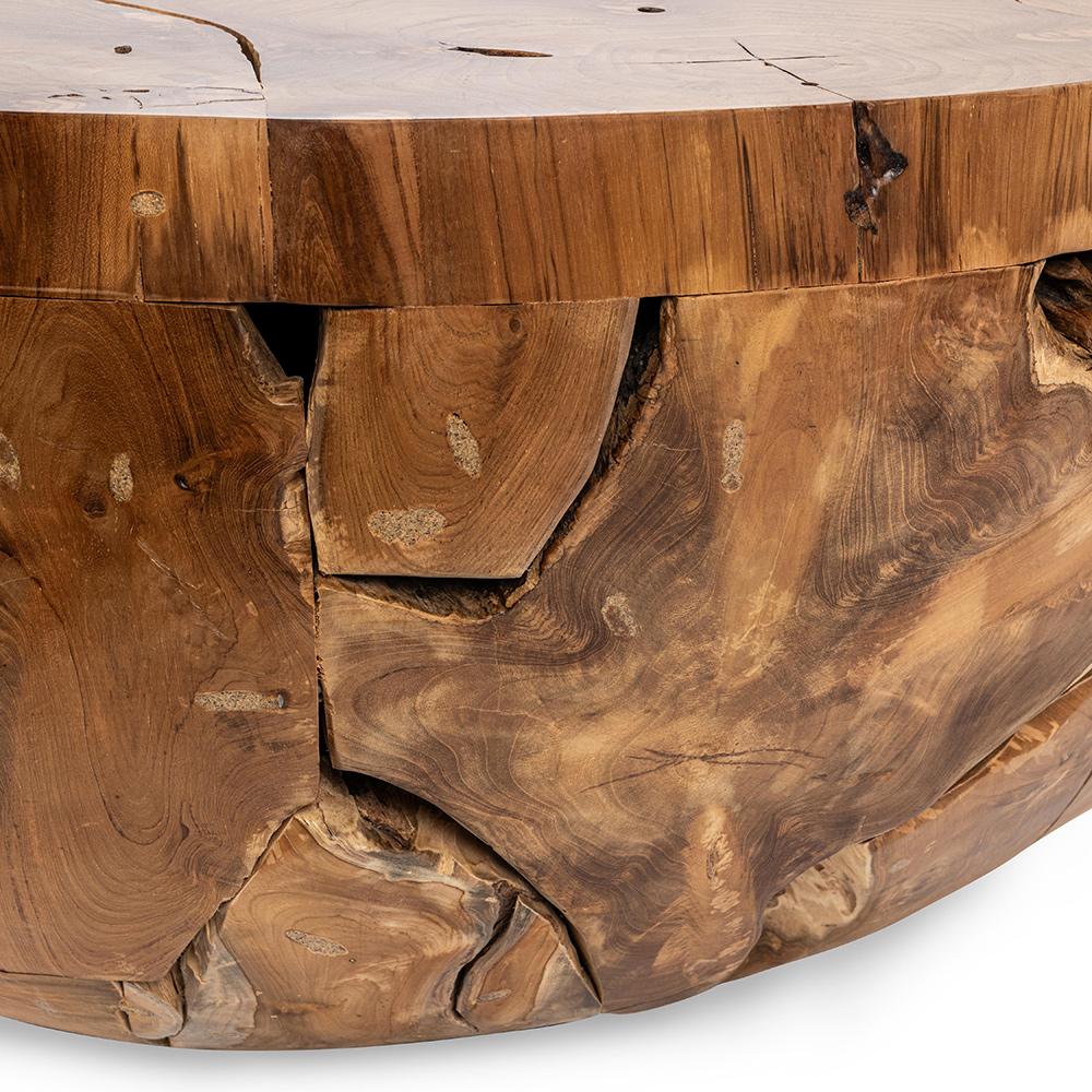 Classic Home  - Garford 40in Teak Wood Coffee Table - Natural - 51005404 veiw 4