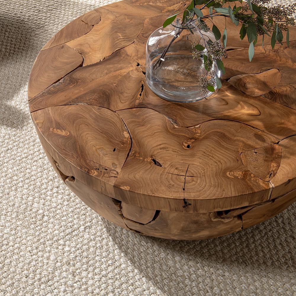 Classic Home  - Garford 40in Teak Wood Coffee Table - Natural - 51005404 veiw 7