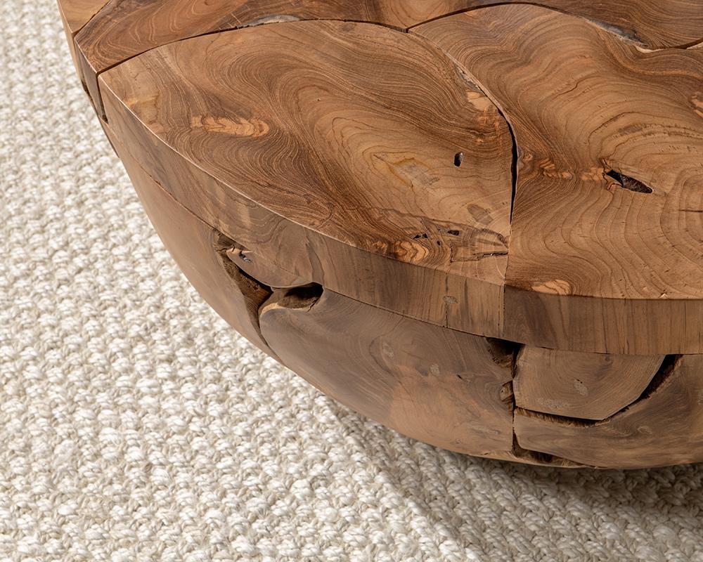 Classic Home  - Garford 40in Teak Wood Coffee Table - Natural - 51005404 veiw 8