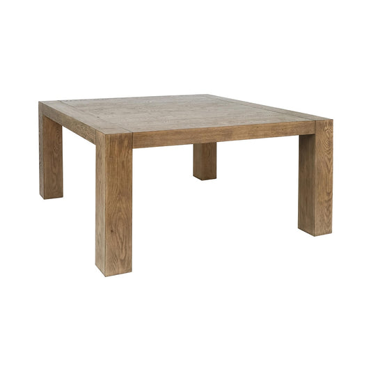 Classic Home  - Gilcrest Square Aged Oak Wood Dining Table - Aged Oak - 51031715 veiw 1