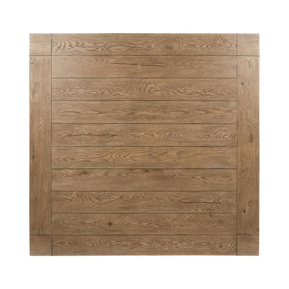 Classic Home  - Gilcrest Square Aged Oak Wood Dining Table - Aged Oak - 51031715 veiw 5