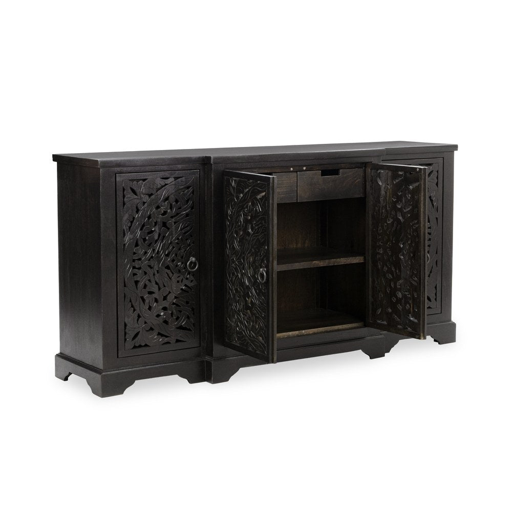 Classic Home - Harmony 72in Mango Wood Cabinet - Harvest Walnut - 52010821 view 3