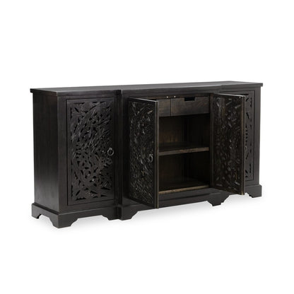 Classic Home - Harmony 72in Mango Wood Cabinet - Harvest Walnut - 52010821 view 3