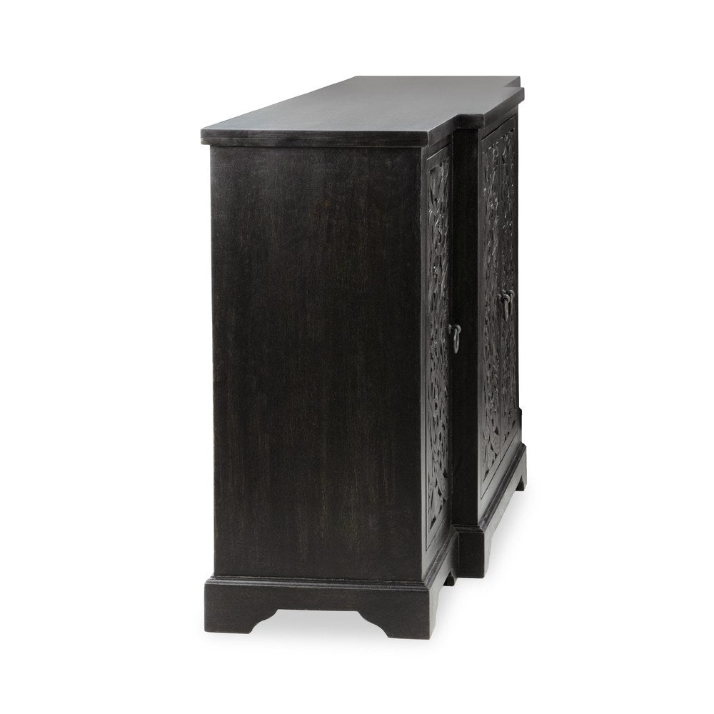 Classic Home - Harmony 72in Mango Wood Cabinet - Harvest Walnut - 52010821 view 4
