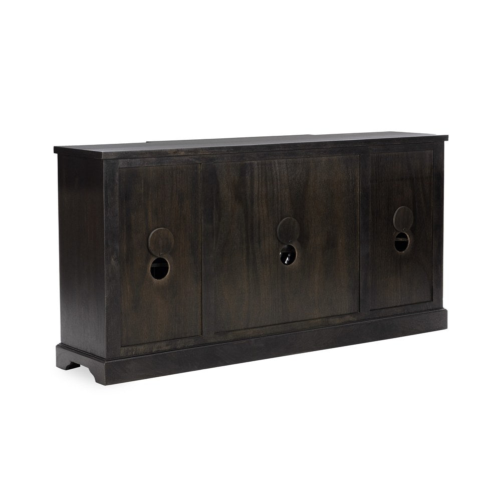Classic Home - Harmony 72in Mango Wood Cabinet - Harvest Walnut - 52010821 view 5