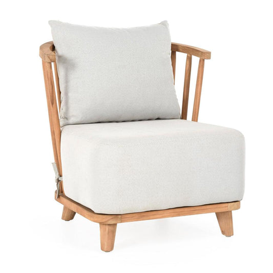 Classic Home - Hearst Outdoor Accent Chair Natural - 53051488 veiw 1