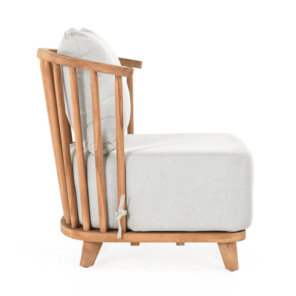 Classic Home - Hearst Outdoor Accent Chair Natural - 53051488 veiw 3