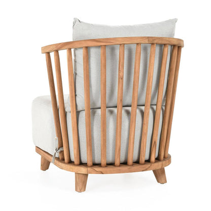 Classic Home - Hearst Outdoor Accent Chair Natural - 53051488 veiw 5