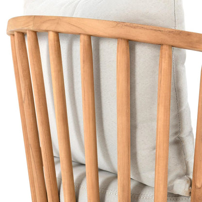 Classic Home - Hearst Outdoor Accent Chair Natural - 53051488 veiw 6