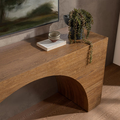 Classic Home - Hellen Oak Veneer Console Table - Canyon Dusk - 51012196 view 7