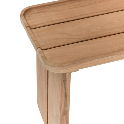 Classic Home - Hudson 31in Teak Wood Outdoor Coffee Table In Natural Tone - 51005938 veiw 4