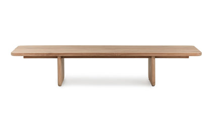 Classic Home - Hudson 63in Teak Wood Outdoor Coffee Table In Natural Tone - 51005937 veiw 2