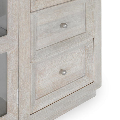 Classic Home  - Isha Mango Wood Cabinet - White Washed - 52010951 veiw 7