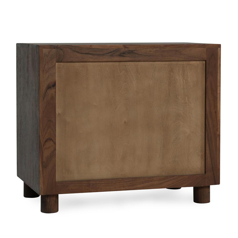 Classic Home - Jaxon Two-Drawer Acacia Wood Nightstand In Cocoa Brown - 54010240 veiw 5