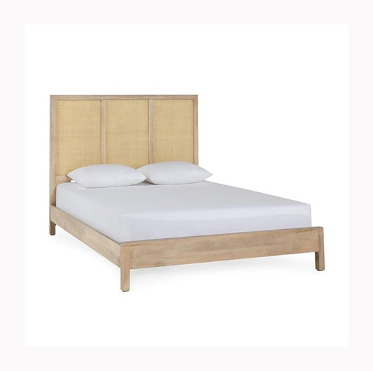 Classic Home - Jensen Mango Wood California King Bed In Taupe - 54010217 veiw 1