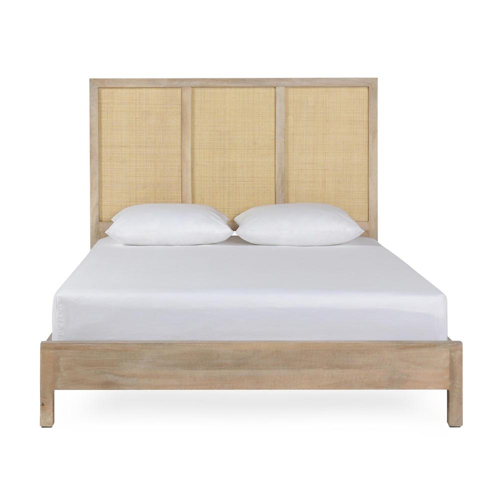 Classic Home - Jensen Mango Wood California King Bed In Taupe - 54010217 veiw 2