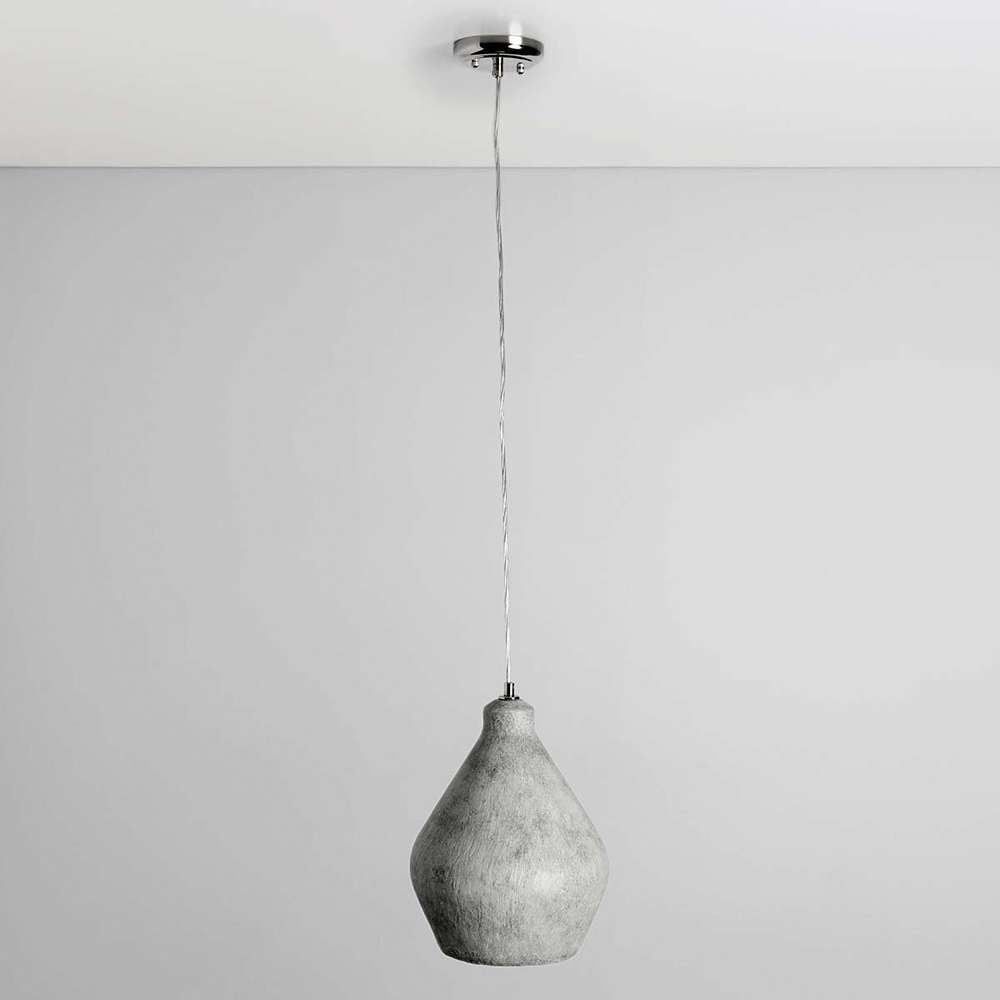 Classic Home - Jerry Concrete Pendant Light Gray - 56004244 veiw 1