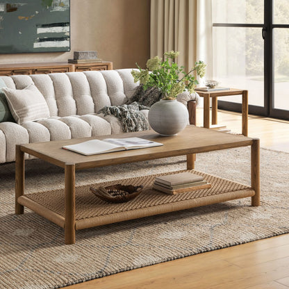Classic Home - Jilian Wood Coffee Table - Imperial Brown - 51031845 view 6
