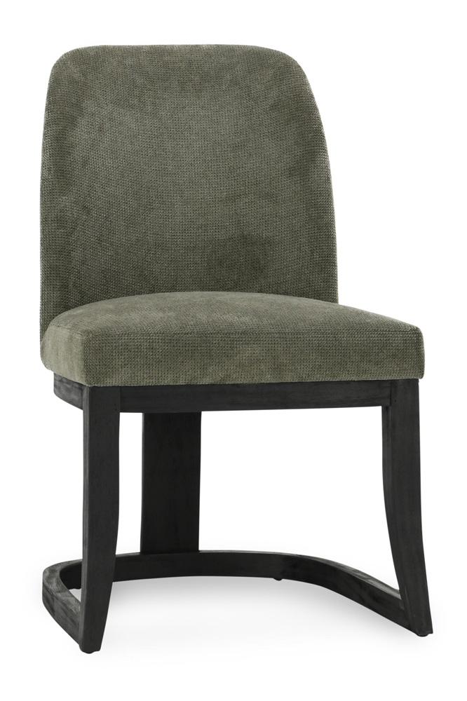 Classic Home - Jocelyn Upholstered Fabric Herb Green Dining Chair - 53051649 veiw 1
