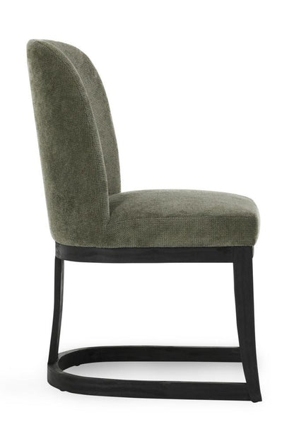 Classic Home - Jocelyn Upholstered Fabric Herb Green Dining Chair - 53051649 veiw 3