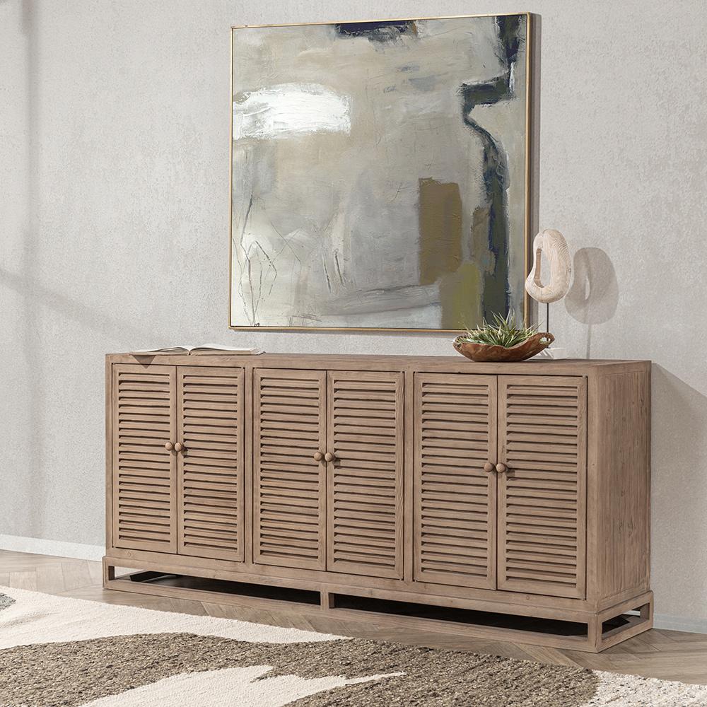 Classic Home  - Jolen Reclaimed Pine Buffet Sideboard - Brown - 52004722 veiw 10