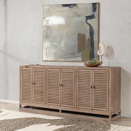 Classic Home  - Jolen Reclaimed Pine Buffet Sideboard - Brown - 52004722 veiw 10