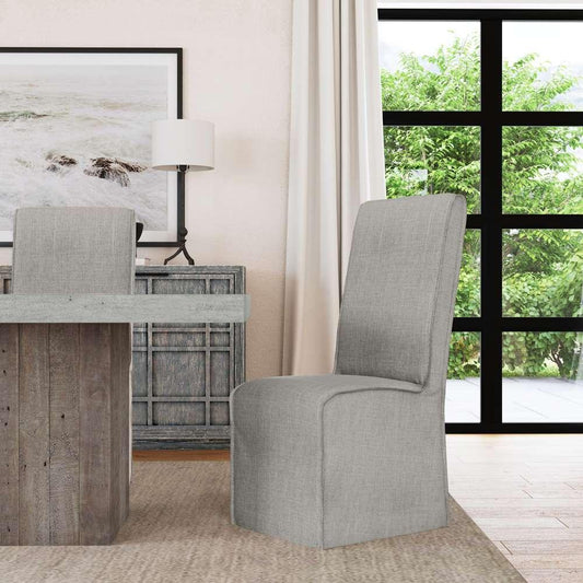 Classic Home - Jordan Upholstered Dining Chair Cool Gray (Set of 2) - 53051667 veiw 1