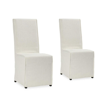 Classic Home - Jordan Upholstered Fabric Dining Chair White Set Of 2 - 53051668 veiw 1