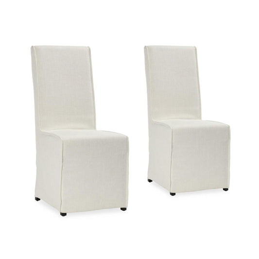 Classic Home - Jordan Upholstered Fabric Dining Chair White Set Of 2 - 53051668 veiw 1