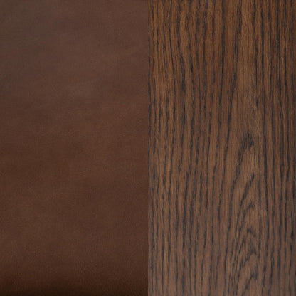 Classic Home - Julina Top Grain Leather Accent Chair - Rich Cocoa - 53006689 view 9