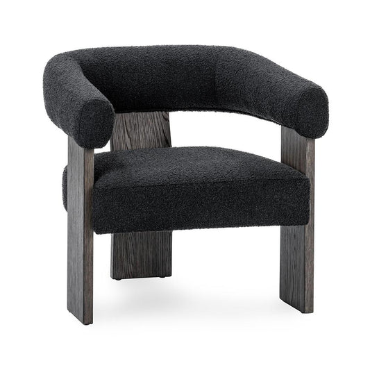 Classic Home  - Julina Upholstered Fabric Accent Chair - Charcoal - 53006265 veiw 1