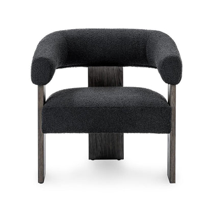 Classic Home  - Julina Upholstered Fabric Accent Chair - Charcoal - 53006265 veiw 2