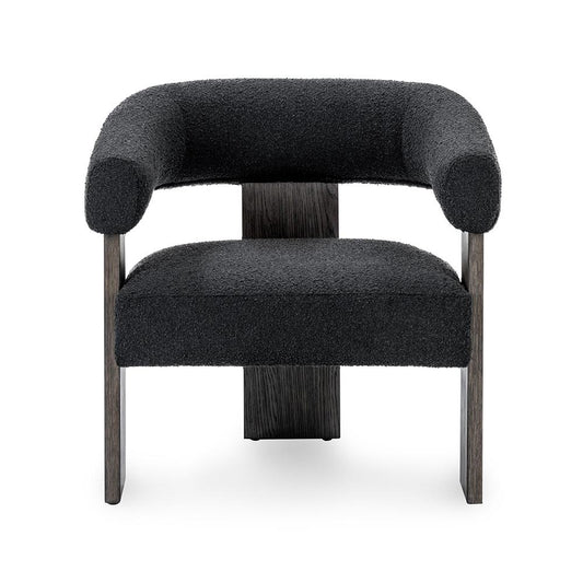 Classic Home  - Julina Upholstered Fabric Accent Chair - Charcoal - 53006265 veiw 2