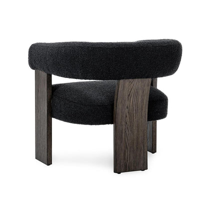 Classic Home  - Julina Upholstered Fabric Accent Chair - Charcoal - 53006265 veiw 4