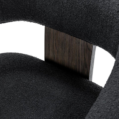 Classic Home  - Julina Upholstered Fabric Accent Chair - Charcoal - 53006265 veiw 7