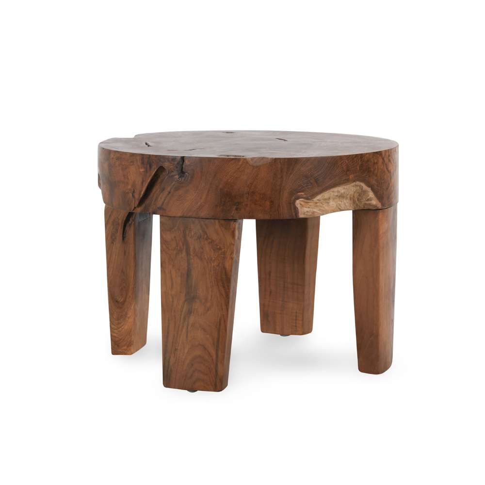 Classic Home - Kariba 15in Round Accent Table Natural - 51005365 veiw 1