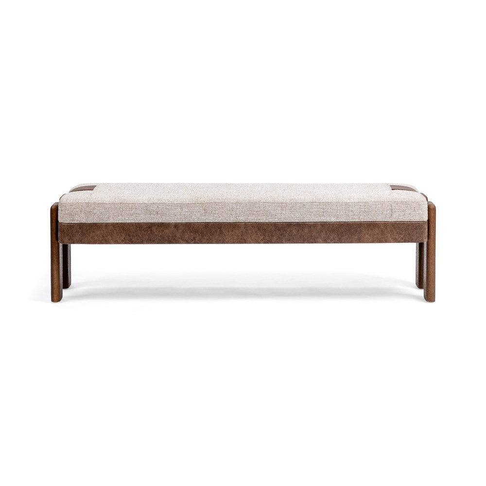 Classic Home - Kava Upholstered Accent Bench - Cocoa Latte - 53002146 view 1
