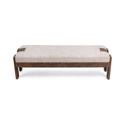 Classic Home - Kava Upholstered Accent Bench - Cocoa Latte - 53002146 view 3